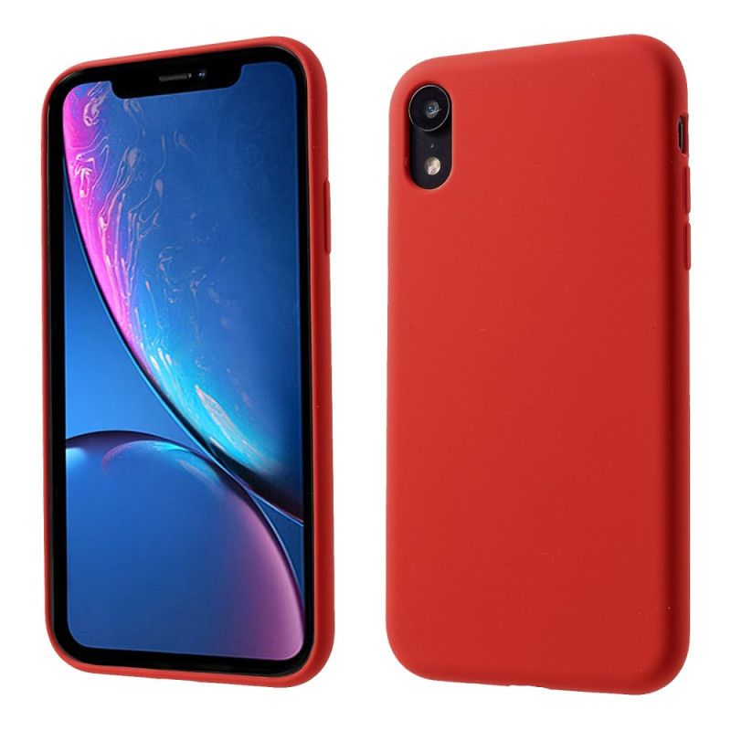 Coque iPhone Xr Silicone Liquide Mutural