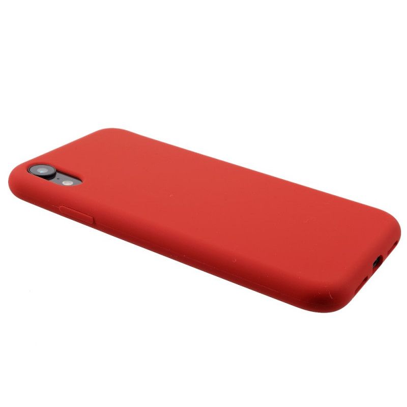 Coque iPhone Xr Silicone Liquide Mutural