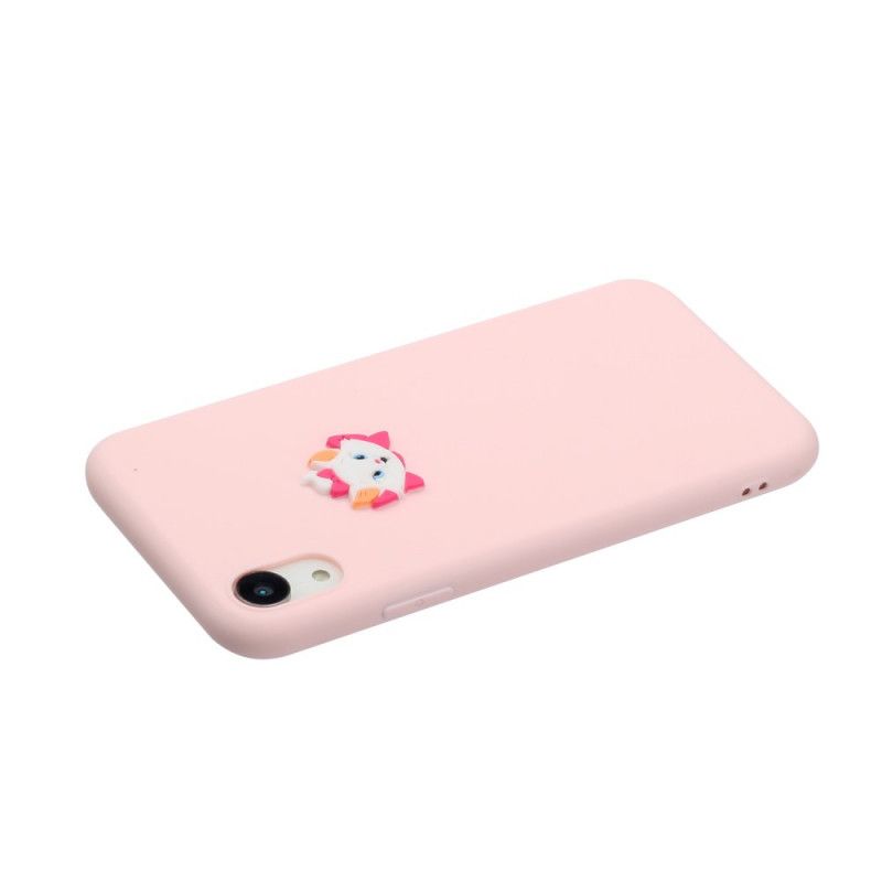 Coque iPhone Xr Silicone Logo Animal