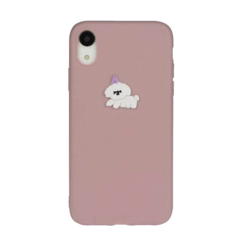 Coque iPhone Xr Silicone Logo Animal