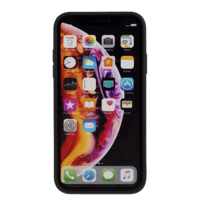 Coque iPhone Xr Silicone Mat Pure Color