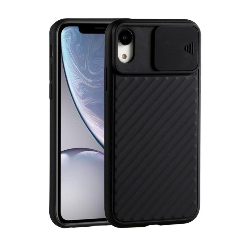 Coque iPhone Xr Silicone Protection Objectif Amovible