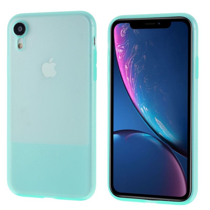 Coque iPhone Xr Silicone Translucide Colors