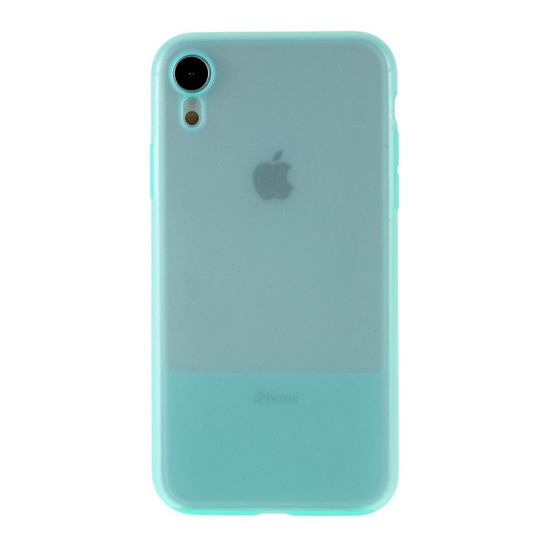 Coque iPhone Xr Silicone Translucide Colors