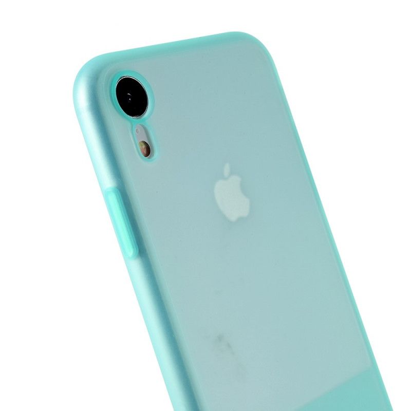 Coque iPhone Xr Silicone Translucide Colors