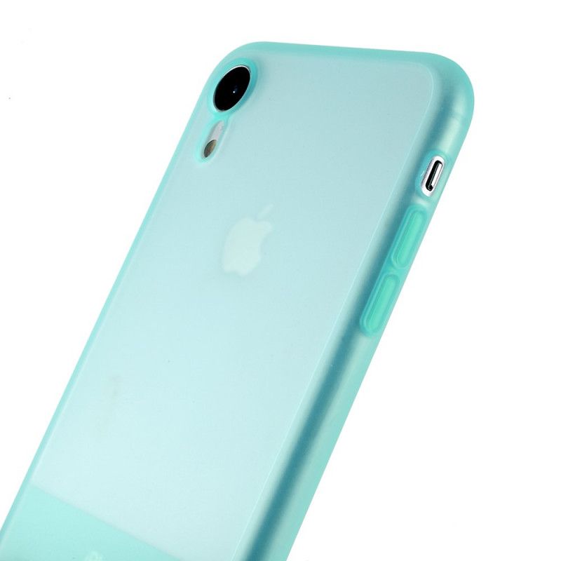 Coque iPhone Xr Silicone Translucide Colors