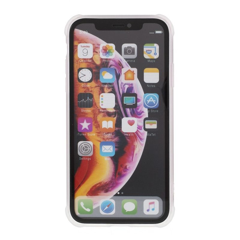 Coque iPhone Xr Style Marbre Coins Renforcés