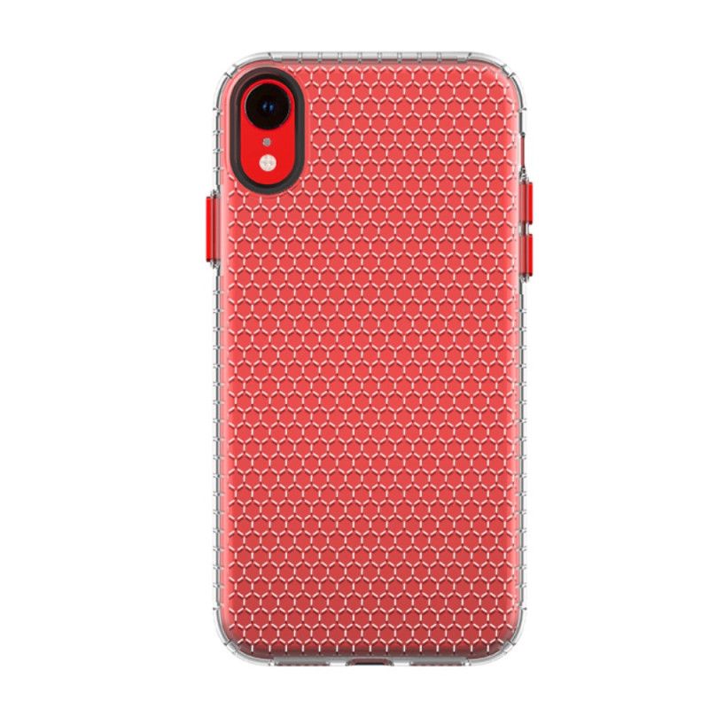 Coque iPhone Xr Style Nid D'abeille Design