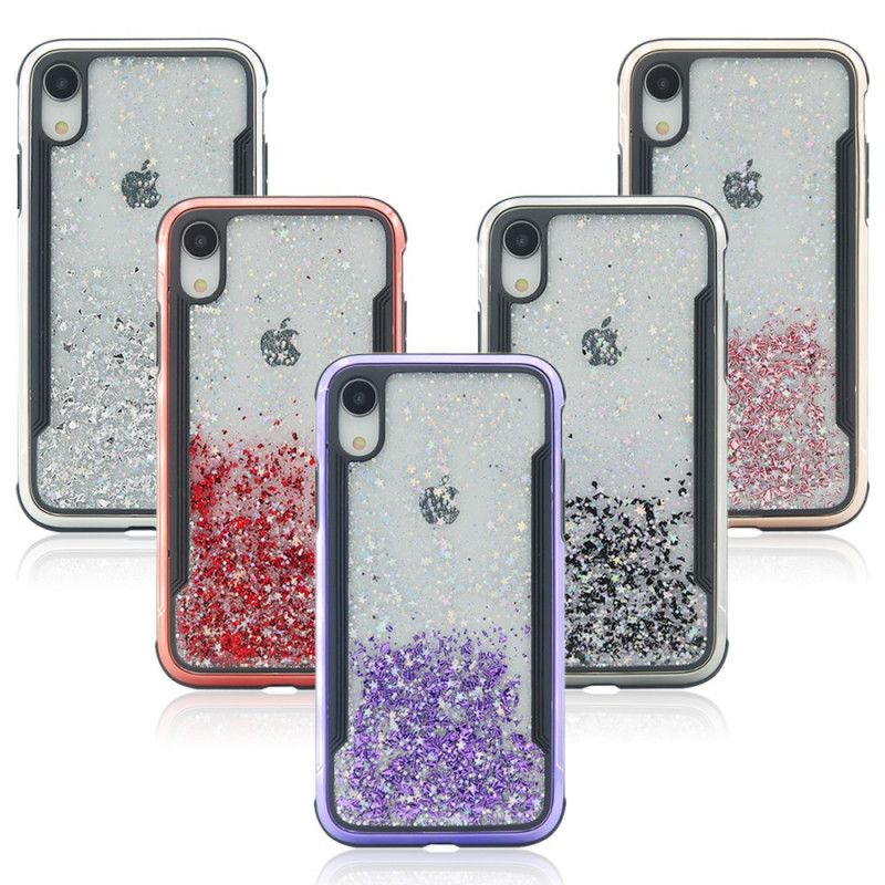 Coque iPhone Xr Tendance Paillettes