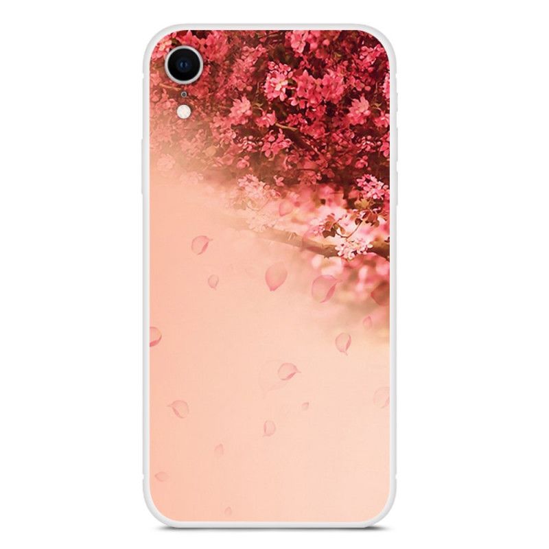 Coque iPhone Xr Transparente Arbre Romantique