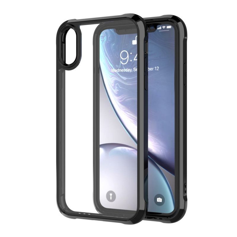 Coque iPhone Xr Transparente Leeu Coussins Protecteurs