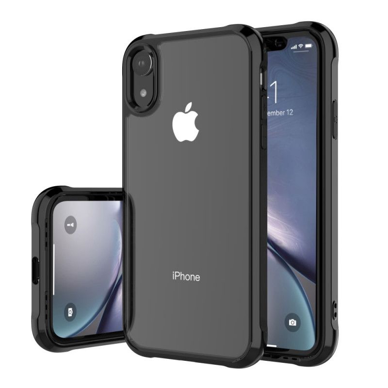 Coque iPhone Xr Transparente Leeu Coussins Protecteurs