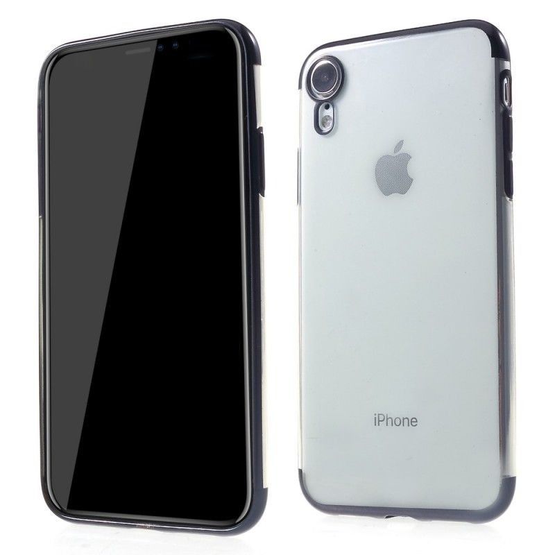 Coque iPhone Xr Transparente Rebords Glossy