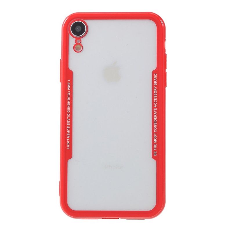 Coque iPhone Xr Transparente Rebords Silicone