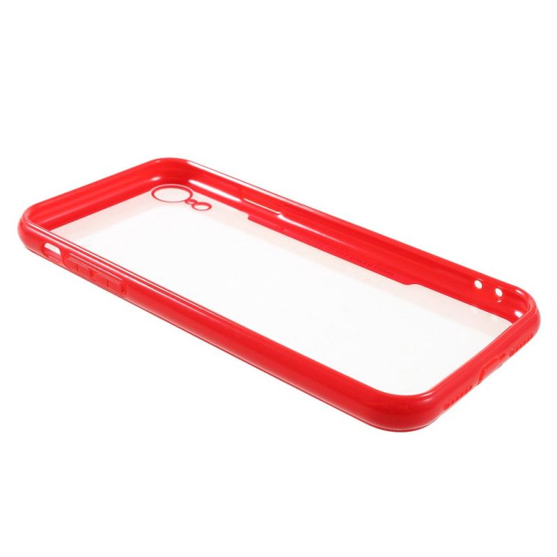 Coque iPhone Xr Transparente Rebords Silicone