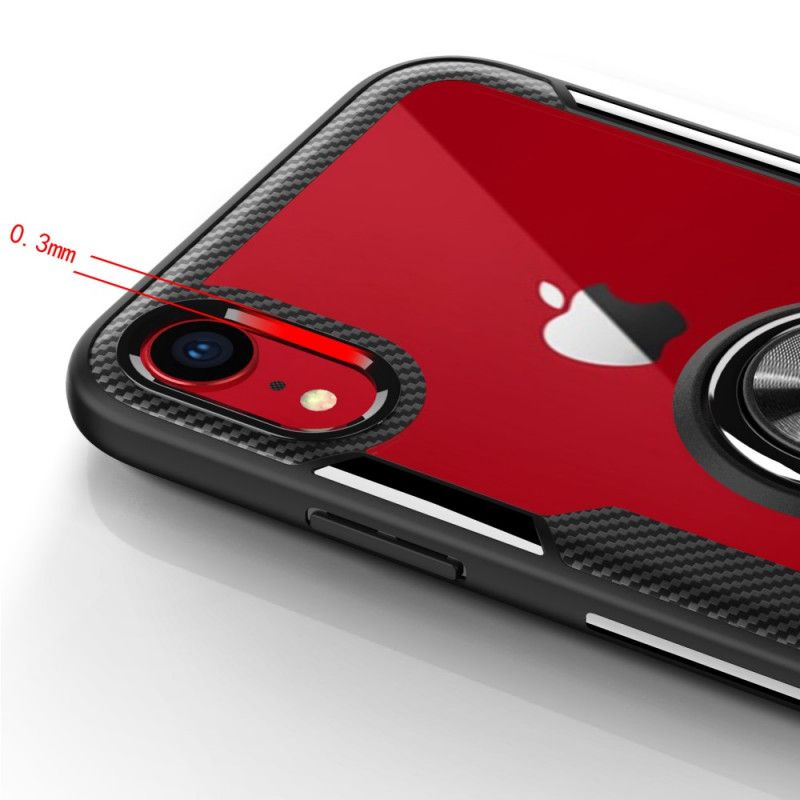 Coque iPhone Xr Verre Trempé Anneau-support