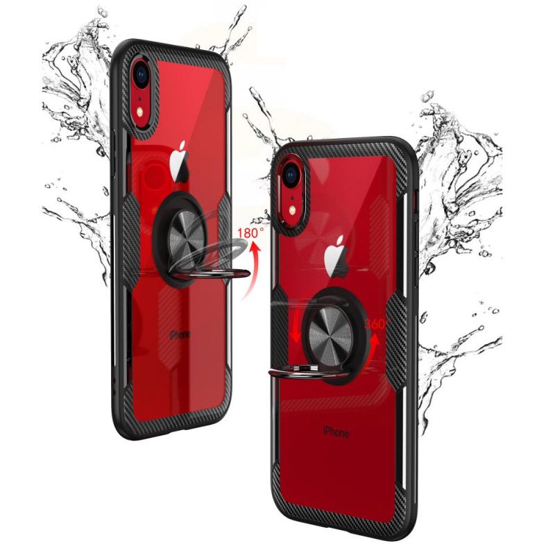 Coque iPhone Xr Verre Trempé Anneau-support