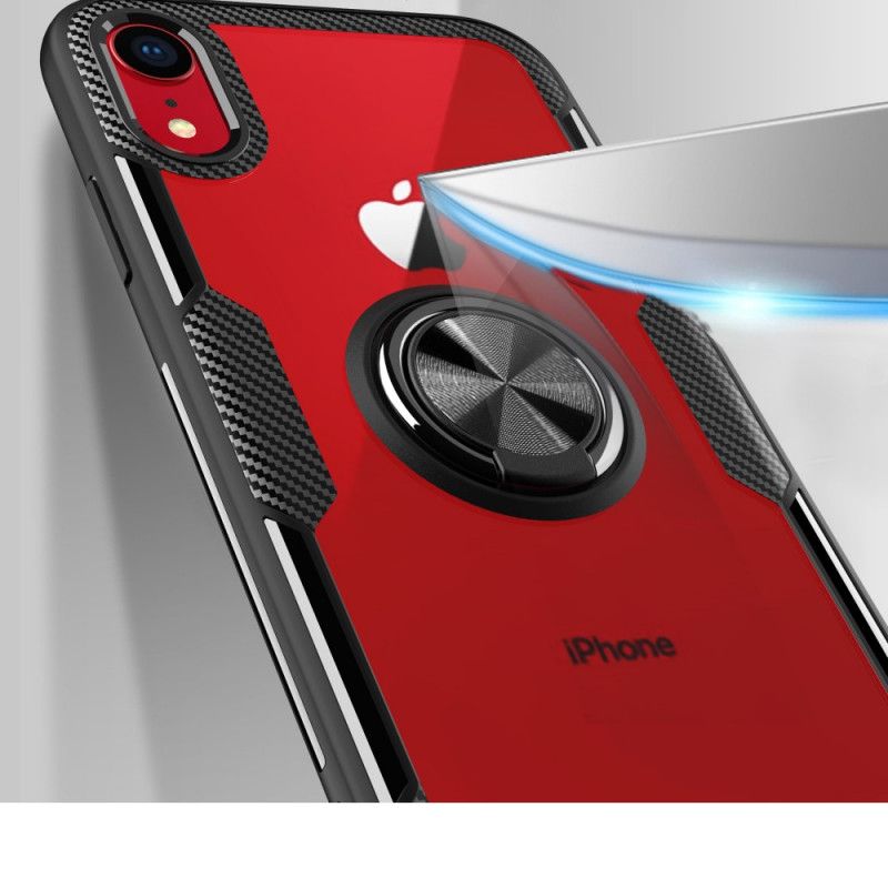 Coque iPhone Xr Verre Trempé Anneau-support