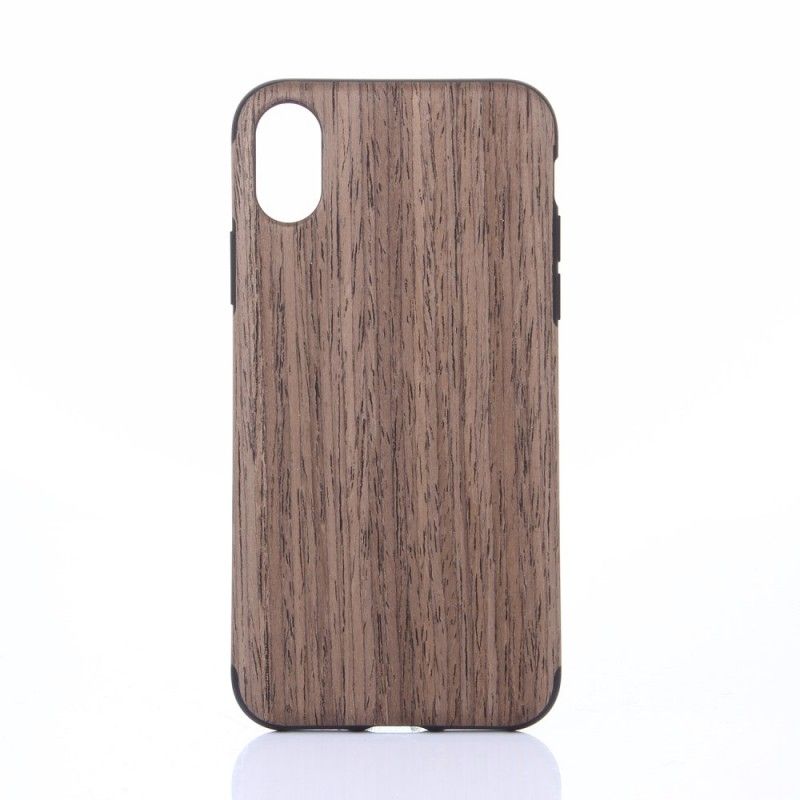 Coque iPhone Xr Wood Grain Unique