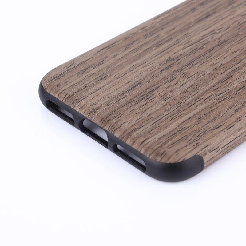 Coque iPhone Xr Wood Grain Unique