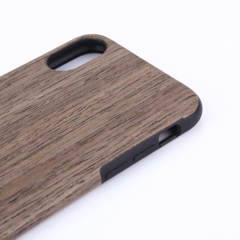 Coque iPhone Xr Wood Grain Unique