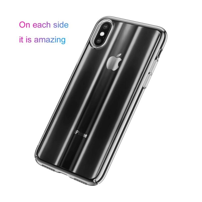 Coque iPhone Xs Baseus Rigide Aurora