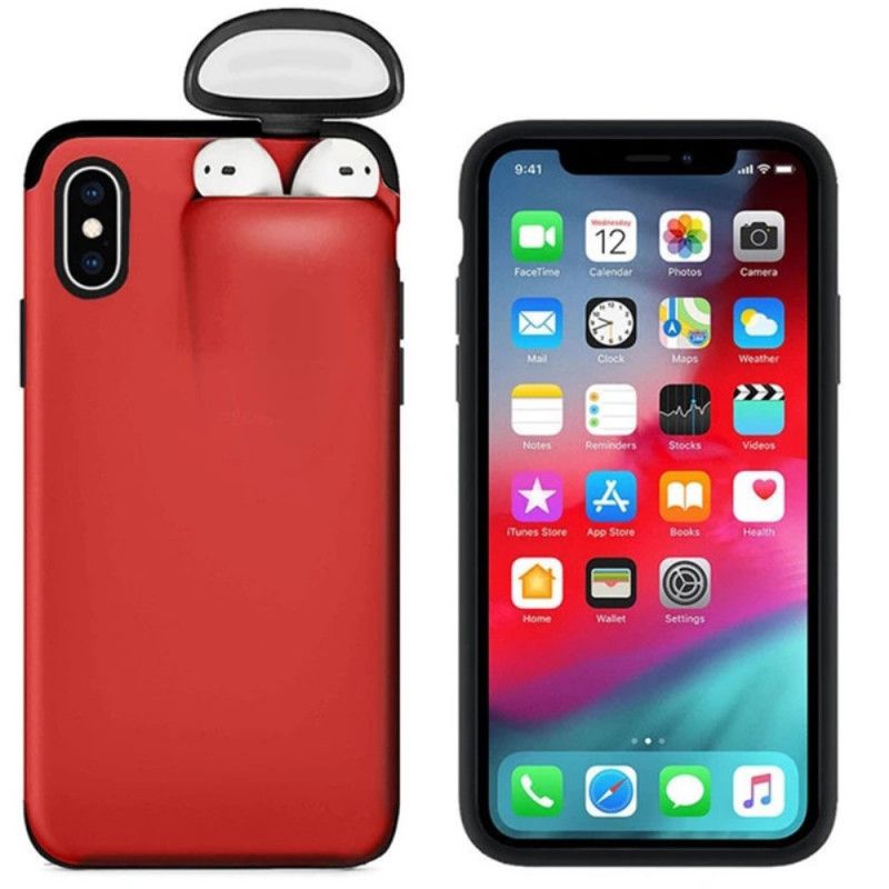 Coque iPhone Xs Max 2-en-1 Coque Airpods