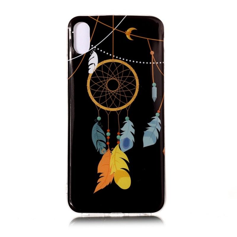 Coque iPhone Xs Max Attrape Rêves Unique Fluorescente