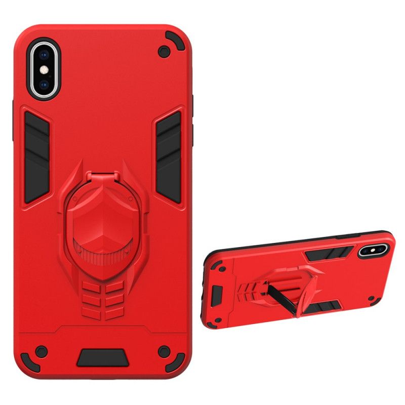 Coque iPhone Xs Max Détachable Armure Avec Anneau-support