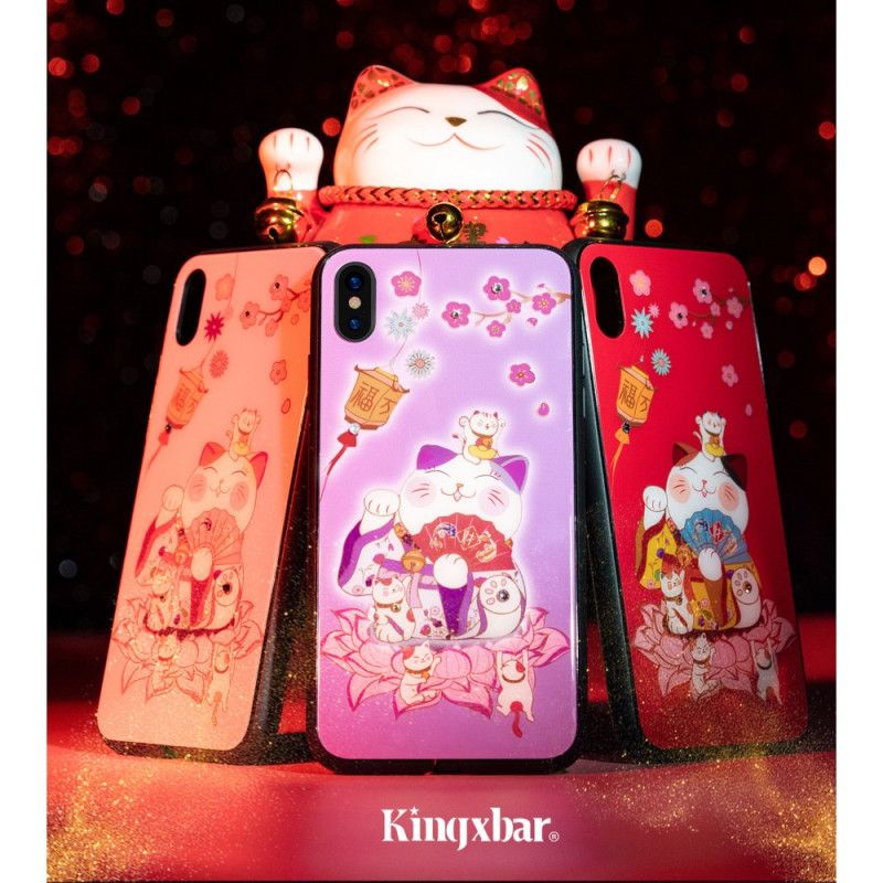 Coque iPhone Xs Max Lumineuse Et Pierre Swarovsky