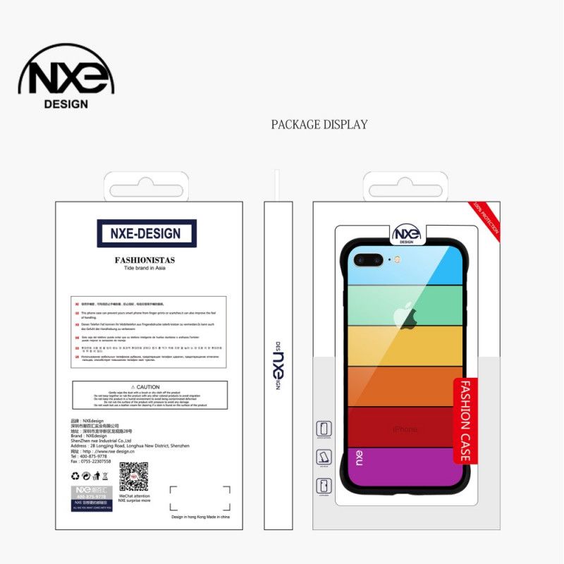 Coque iPhone Xs Max Nxe Rainbow Series