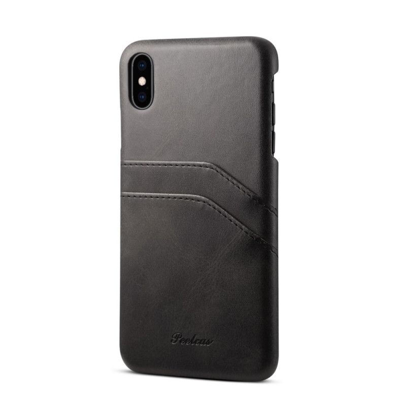 Coque iPhone Xs Max Porte-cartes Peelcas