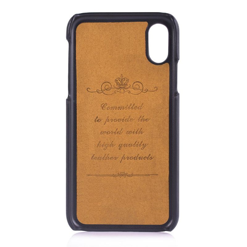 Coque iPhone Xs Max Porte-cartes Peelcas