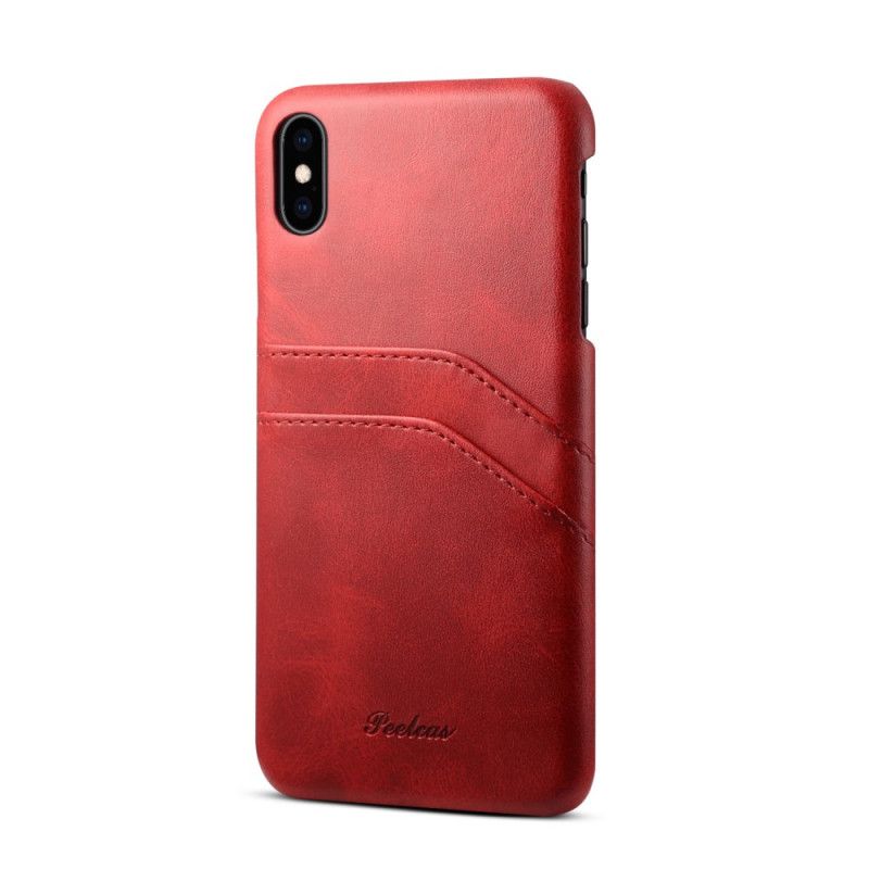 Coque iPhone Xs Max Porte-cartes Peelcas