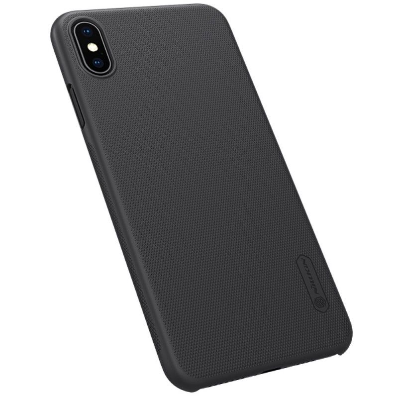 Coque iPhone Xs Max Rigide Givré Nillkin