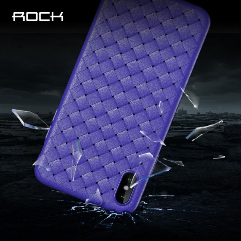 Coque iPhone Xs Max Rock Tressée