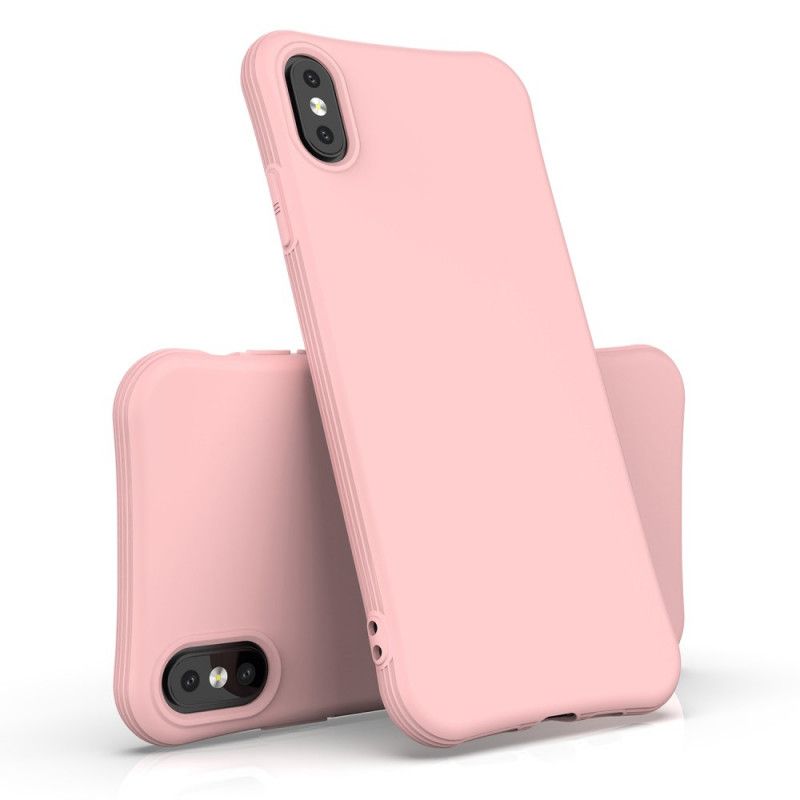 Coque iPhone Xs Max Silicone Flexible Mat