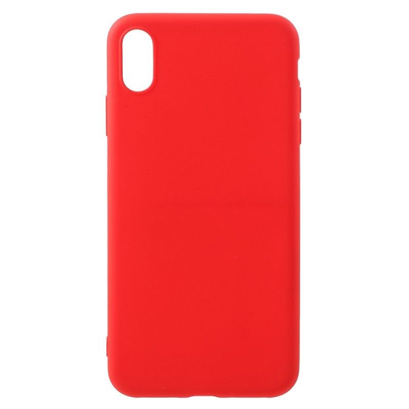 Coque iPhone Xs Max Silicone Souple Mate