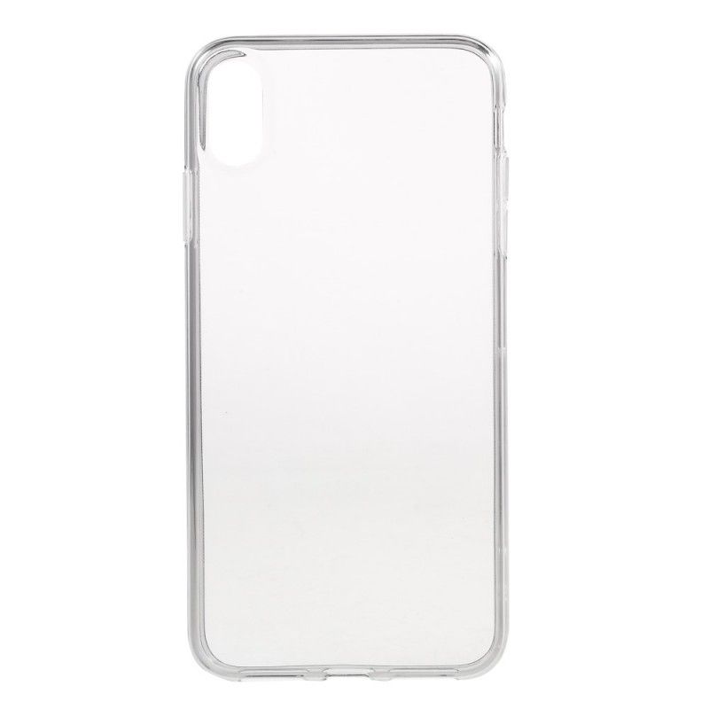 Coque iPhone Xs Max Silicone Transparente Colorée