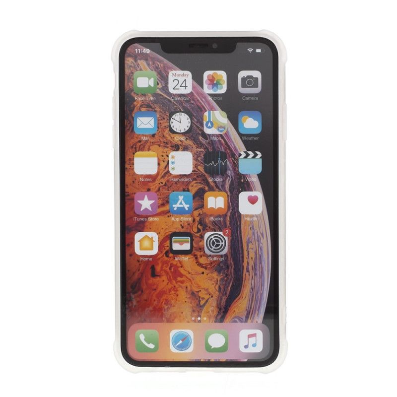 Coque iPhone Xs Max Style Marbre Coins Renforcés