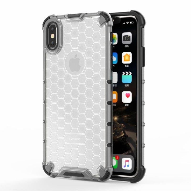 Coque iPhone Xs Max Style Nid D'abeille