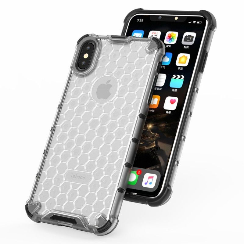 Coque iPhone Xs Max Style Nid D'abeille