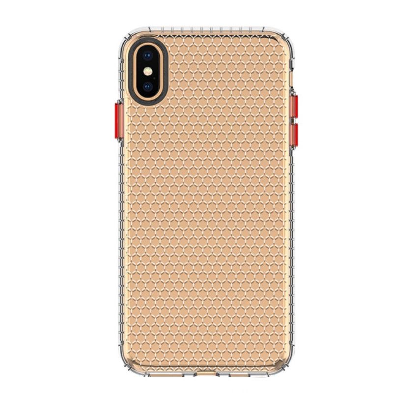 Coque iPhone Xs Max Style Nid D'abeille Design