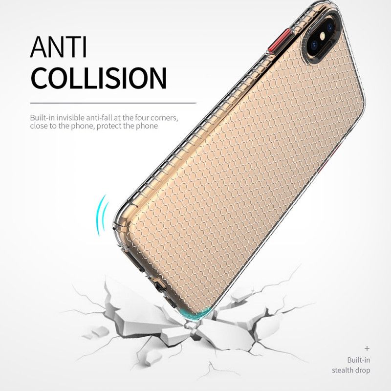 Coque iPhone Xs Max Style Nid D'abeille Design