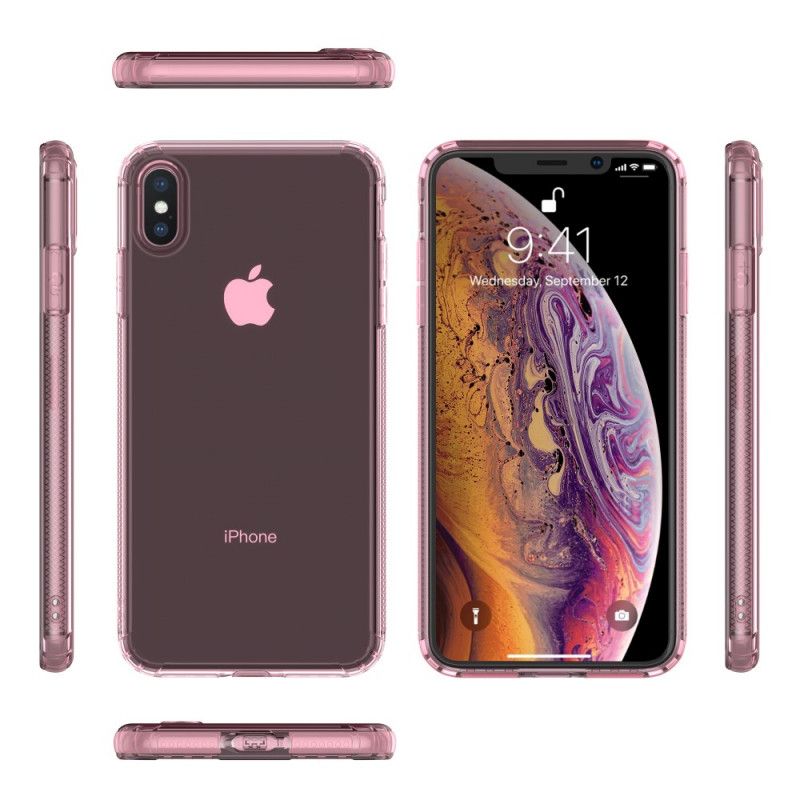 Coque iPhone Xs Max Transparente Leeu Coussins Protecteur