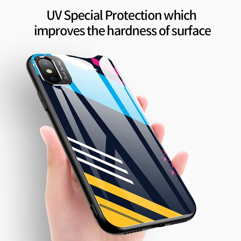 Coque iPhone Xs Max Verre Trempé Artistique