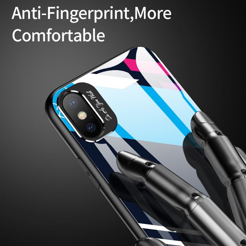 Coque iPhone Xs Max Verre Trempé Artistique