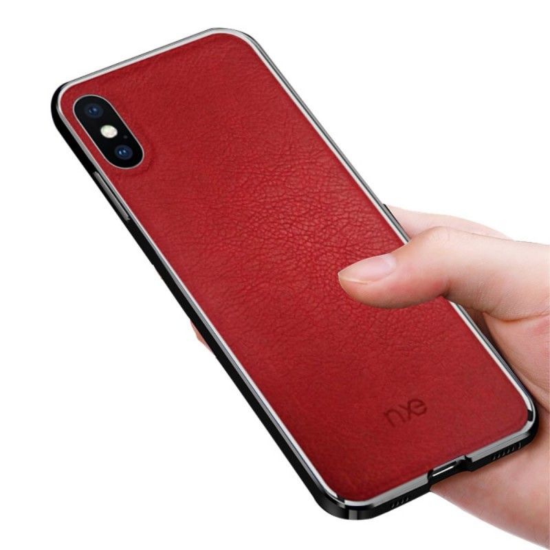 Coque iPhone Xs Nxe Cuir