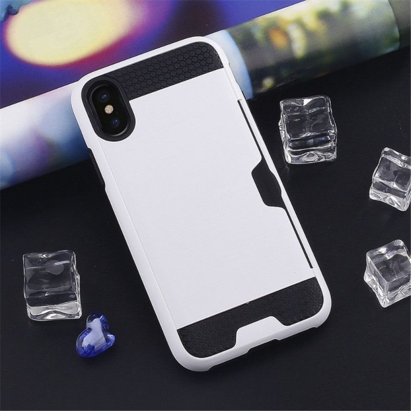 Coque iPhone Xs Rigide Porte-carte