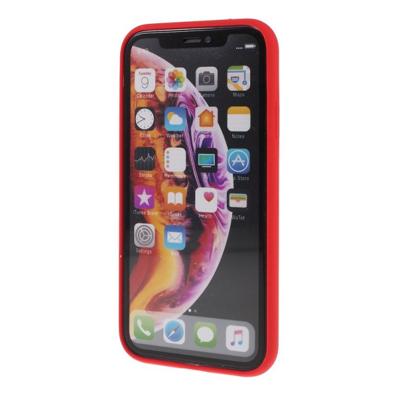 Coque iPhone Xs Silicone Coeur